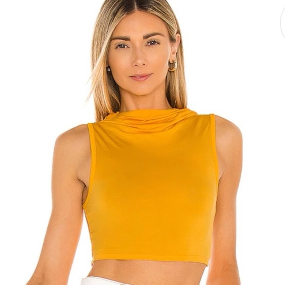 Camila Coelho pixie tank top in Yellow | SZ XS